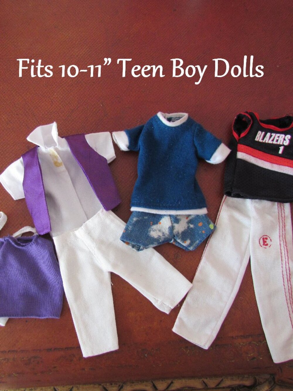 HIGH SCHOOL MUSICAL TROY & OTHER TEEN BOY DOLL CLOTHES w BLAZERS SHIRT